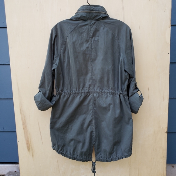 A New Day Army Green Drawstring Utility Jacket - S - Picture 13 of 16